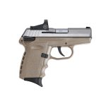 SCCY CPX-1 9mm Pistol w- Crimson Trace Red Dot CPX1TTDERD FDE Frame