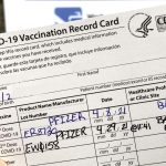 Covid-19 Vaccination Card