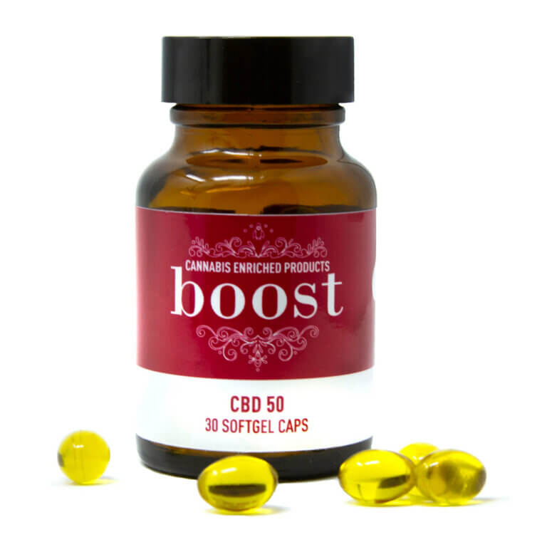 Buy 50mg CBD Gel Capsules (Boost Edibles) Online